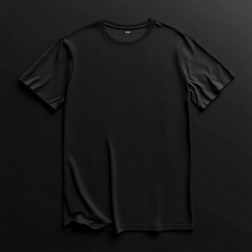 black thsirt mockup