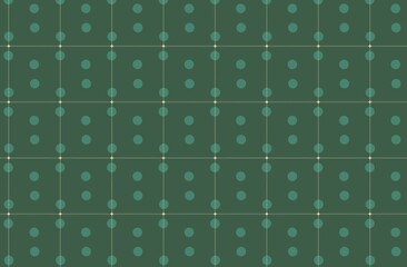 A green background with a pattern of small circles