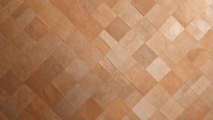 A classic beige geometric pattern displays an intricate arrangement of shapes creating smooth, elegant contrasts.