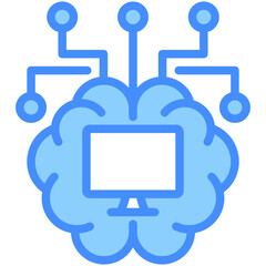 Fototapeta premium Cognitive Computing Icon