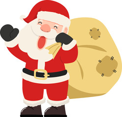 santa claus costume ready for christmas