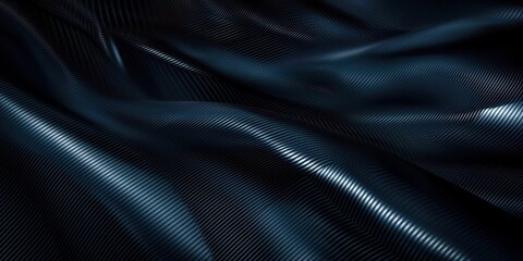 Naklejka premium Piece of fabric with a black background