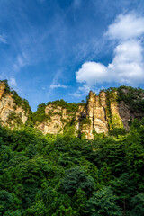 Zhangjiajie scenic area in Hunan Province, China
