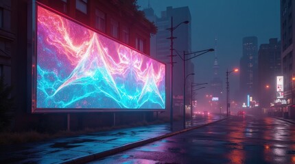 Holographic Billboard Photo