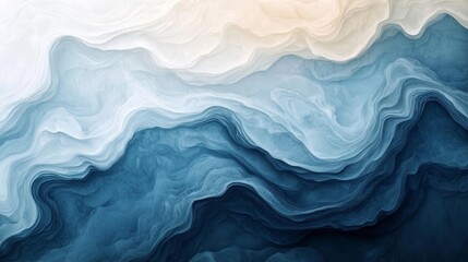 Obraz premium Blue gray beige pastel grainy gradient background landing page website header backdrop noise texture effect copy space, Generative AI