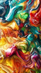 Abstract colorful swirling background, vibrant hues and fluid motion, perfect for design projects, websites, and more. photoshop textures. Ultra realistic. Photorealistic
