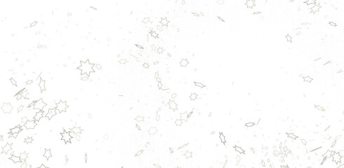 Journey to the Cosmos: Immerse Yourself in a 3D Gold Stars Rainfall