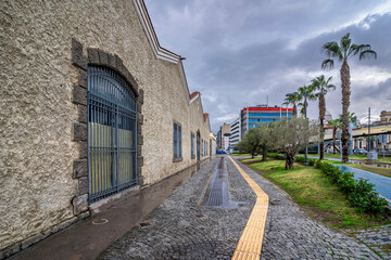 Pier view from Kordon Street in Izmir City