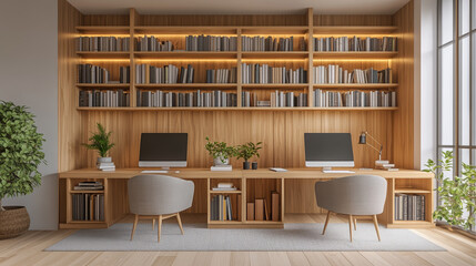 interior of a library