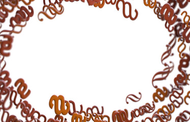 3d Symbol of Law and Justice - Paragraph / section sign - 3D Rendering