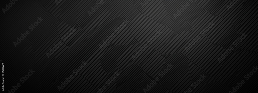 Poster Abstract dark gray diagonal lines background texture.