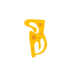 melted cheese vector