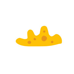 melted cheese vector