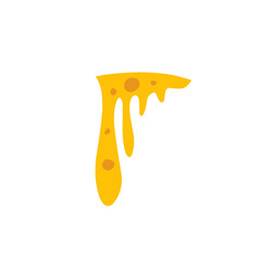 melted cheese vector