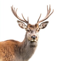 deer isolated on white background