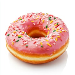 Donut isolated on white background