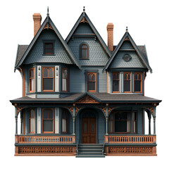 old house with roof