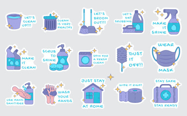 Hygiene and Cleaning Illustration Pack