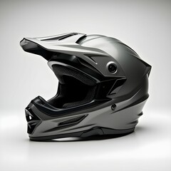 Fototapeta premium Bike helmet on white background. bike helmet, cycling helmet, protective gear, road safety.