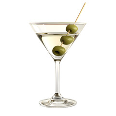 martini with olives