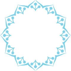 Beautiful flower art and mandala vector design