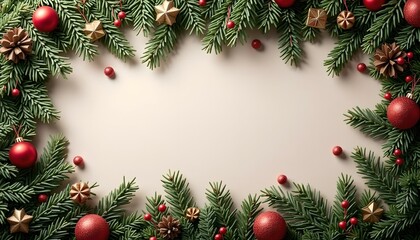 Christmas card with space for wishes