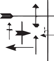 arrow icon symbols set colorful art illustration