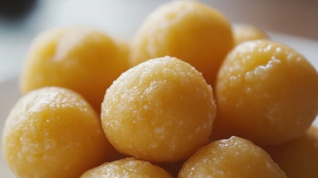 Delicious Badami Besan Ladoo Sweet Treats Perfect for Festivals and Celebrations