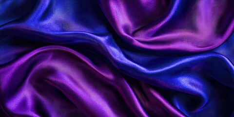 Obraz premium Purple and blue fabric with a pattern