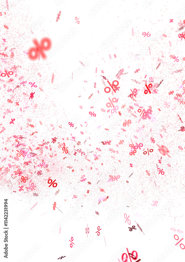 Aufkleber 3d sales icons floating in the air 3d rendering transparent png