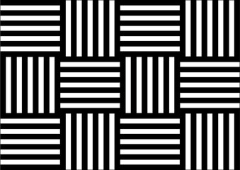 horizontal straight line black and white pattern design background illustration vector
