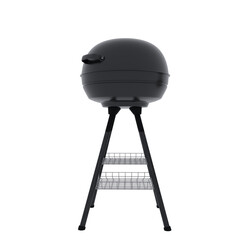 Portable Black Kettle Grill with Stand