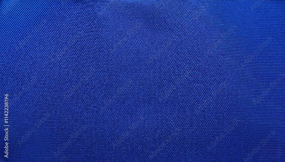 Poster high resolution close-up of blue woven fabric texture. detailed textile material pattern for design 
