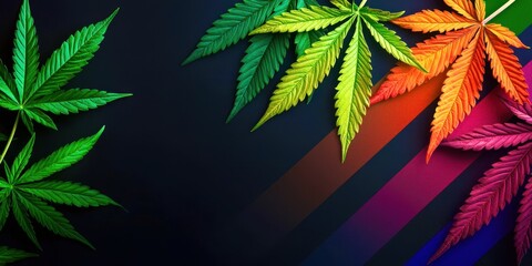 Colorful leafy plant with green, yellow, and orange leaves