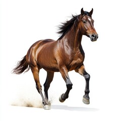 Obraz premium horse isolated on white background