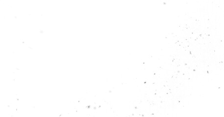 Snowflake Storm: Astonishing 3D Illustration of Descending Festive Snowflakes