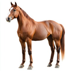 Obraz premium horse isolated on white background