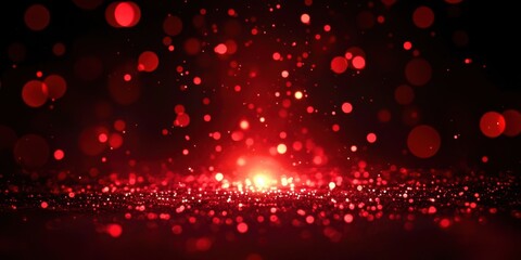 Red background with many red dots