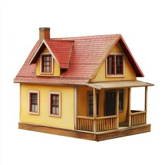 house isolated on white background