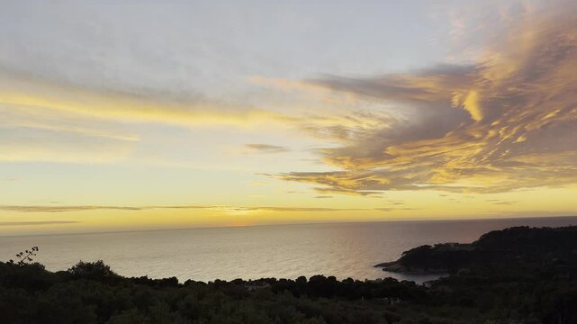 Amanecer Aiguablava, Costa Brava, Espa&ntilde;a 
