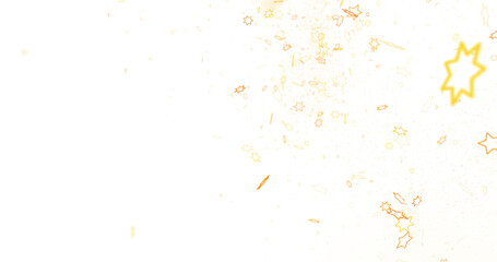 Stars - Festive christmas card. Isolated illustration white background. -