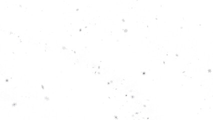 Winter Snow Showers: Spectacular 3D Illustration Showcasing Falling Christmas Snowflakes