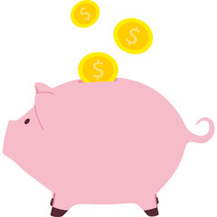 Piggy Bank Illustration
