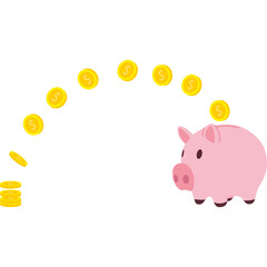 Piggy Bank Illustration