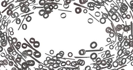 Blurred sale background. 3d