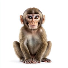 Monkey isolated on white background