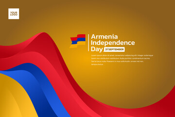Armenia flag background, Armenia independence day 21st september