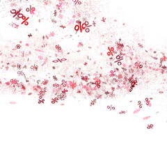 Blurred sale background. 3d