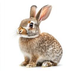 Rabbit isolated on white background