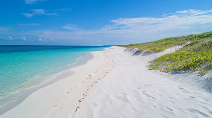 Pristine White Sand Beach